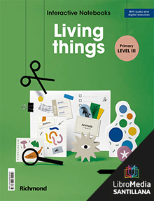 Book cover LM PLAT Teacher Interactive Notebooks Living things Primary Level III World Makers Clil