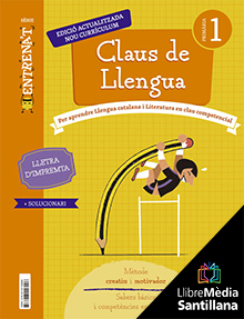 Book cover LDB PLAT Alumne Claus de Llengua Lletra D'impremta Entrena't 1 Primària Grup