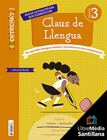 Book cover LDB PLAT Alumne Claus de Llengua Entrena't 3 Primària Grup