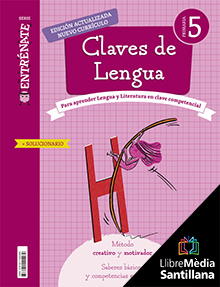 Book cover LDB PLAT Alumno Claves de Lengua Entrenate 5 Primaria Grup