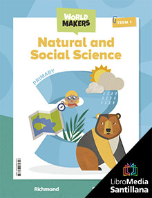 Book cover LM PLAT Teacher Natural and Social Science 3 Primary World Makers Clil