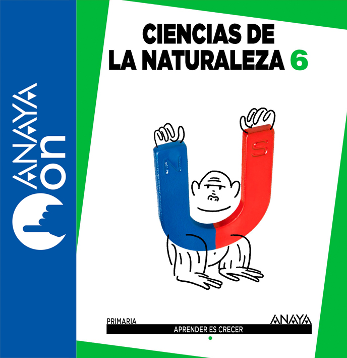 Book cover Ciencias de la Naturaleza 6º Primaria ANAYA ON