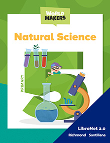 Book cover LN PLAT Student Natural Science 5 Primary World Makers Clil