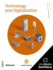 Book cover LM PLAT Student Technology and Digitalization II 3 ESO World Makers Clil