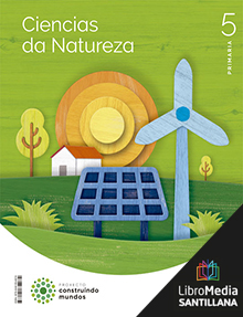 Book cover LM PLAT Alumno Ciencias da Natureza 5 Primaria Construindo mundos Obradoiro