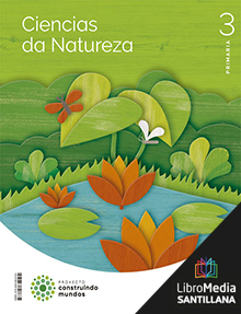 Book cover LM PLAT Alumno Ciencias da Natureza 3 Primaria Construindo mundos Obradoiro