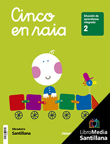 Book cover LM PLAT Alumno Cinco en raia 2 1 Primaria Obradoiro