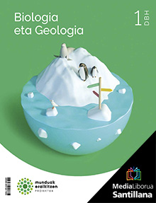 Book cover LM PLAT Ikaslea Biologia eta Geologia 1 DBH Munduak eraikitzen Zubia