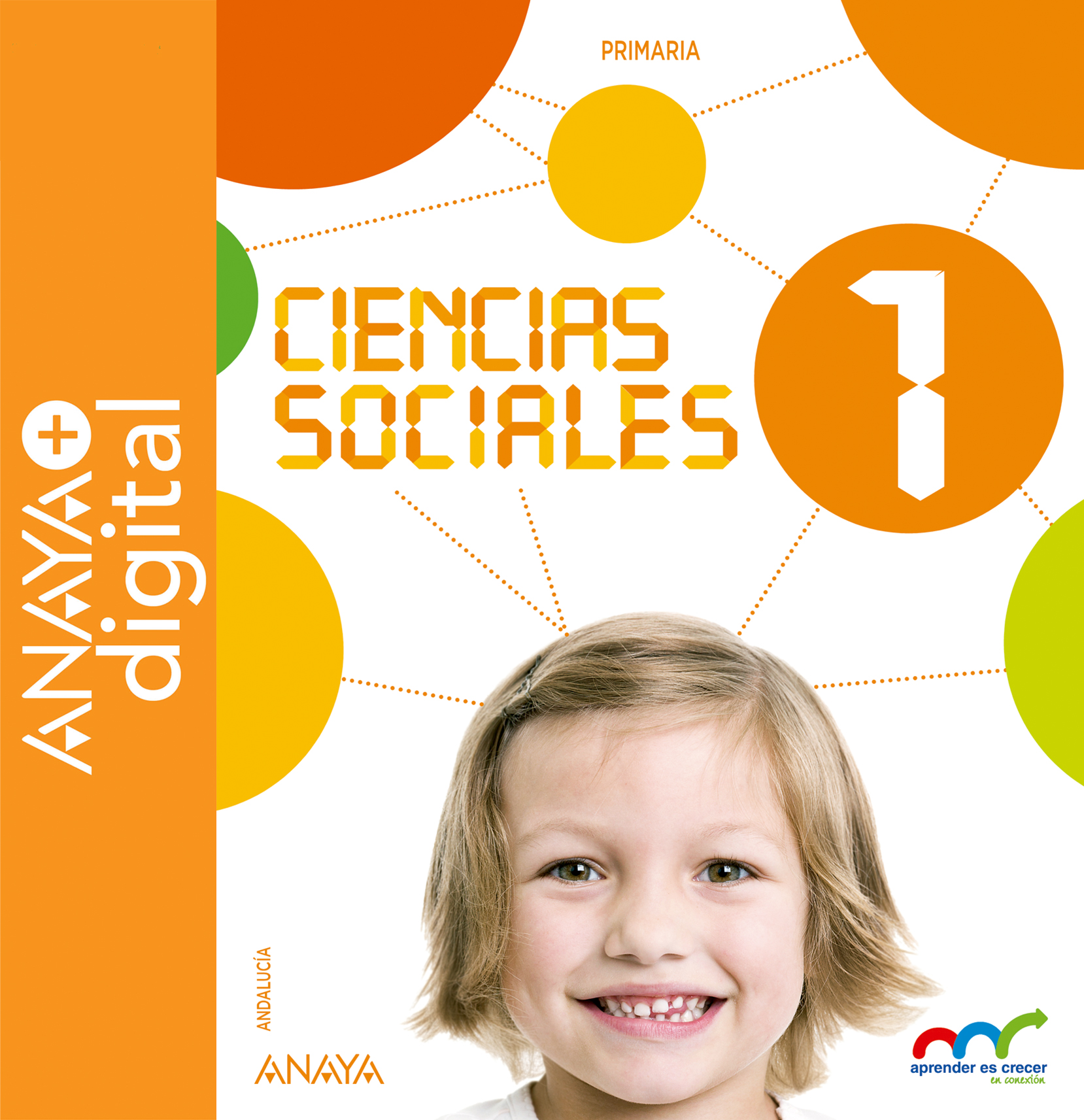 Portada del Libro Ciencias Sociales 1º ANAYA + Digital