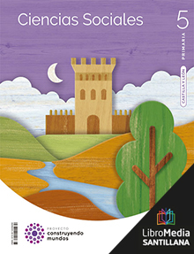 Book cover LM PLAT Alumno Ciencias Sociales Castilla y León 5 Primaria Construyendo mundos