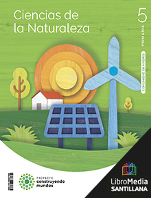 Book cover LM PLAT Alumno Ciencias de la Naturaleza Comunidad de Madrid 5 Primaria Construyendo mundos