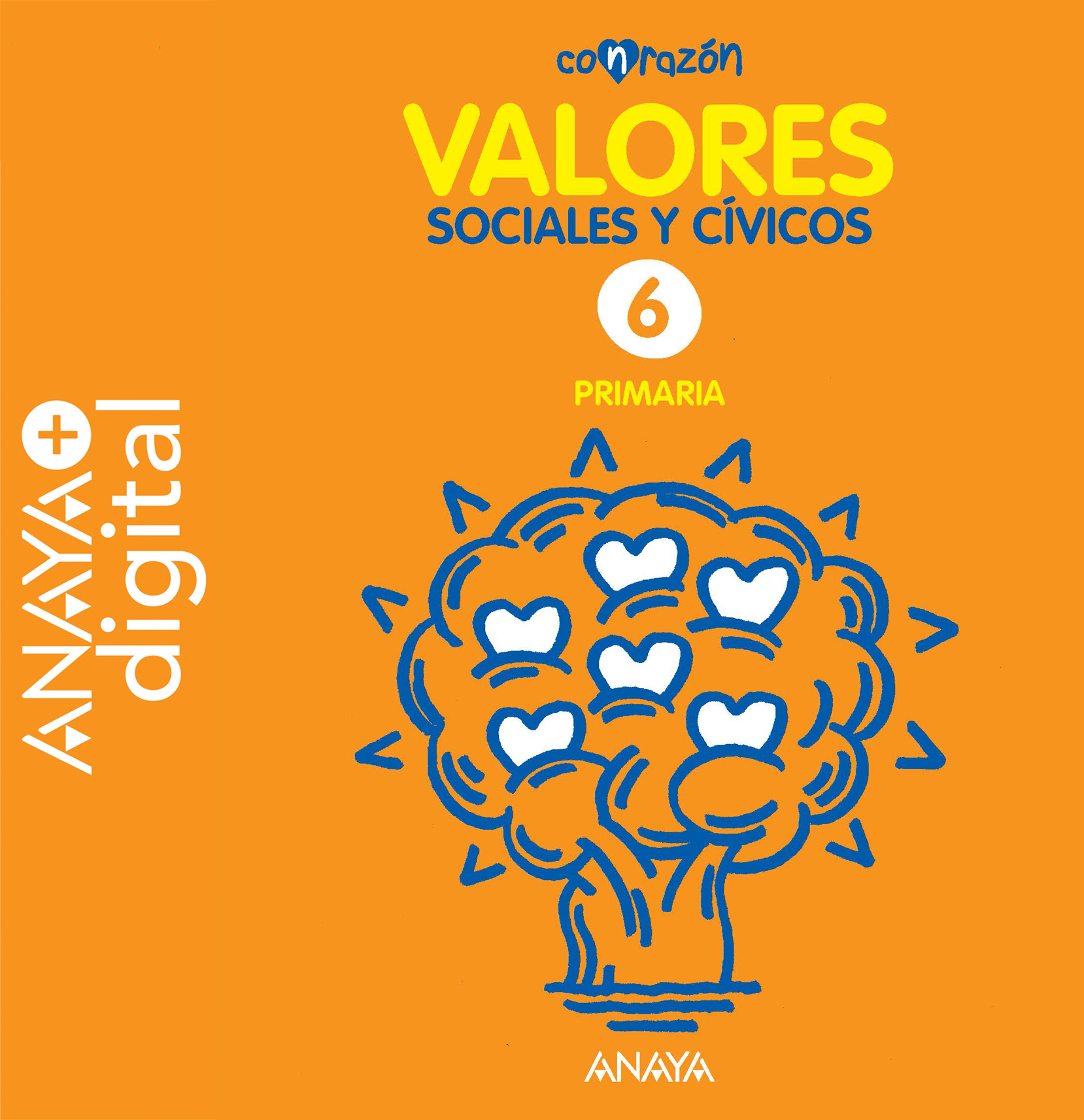 Book cover Valores Sociales y Cívicos 6º ANAYA + Digital