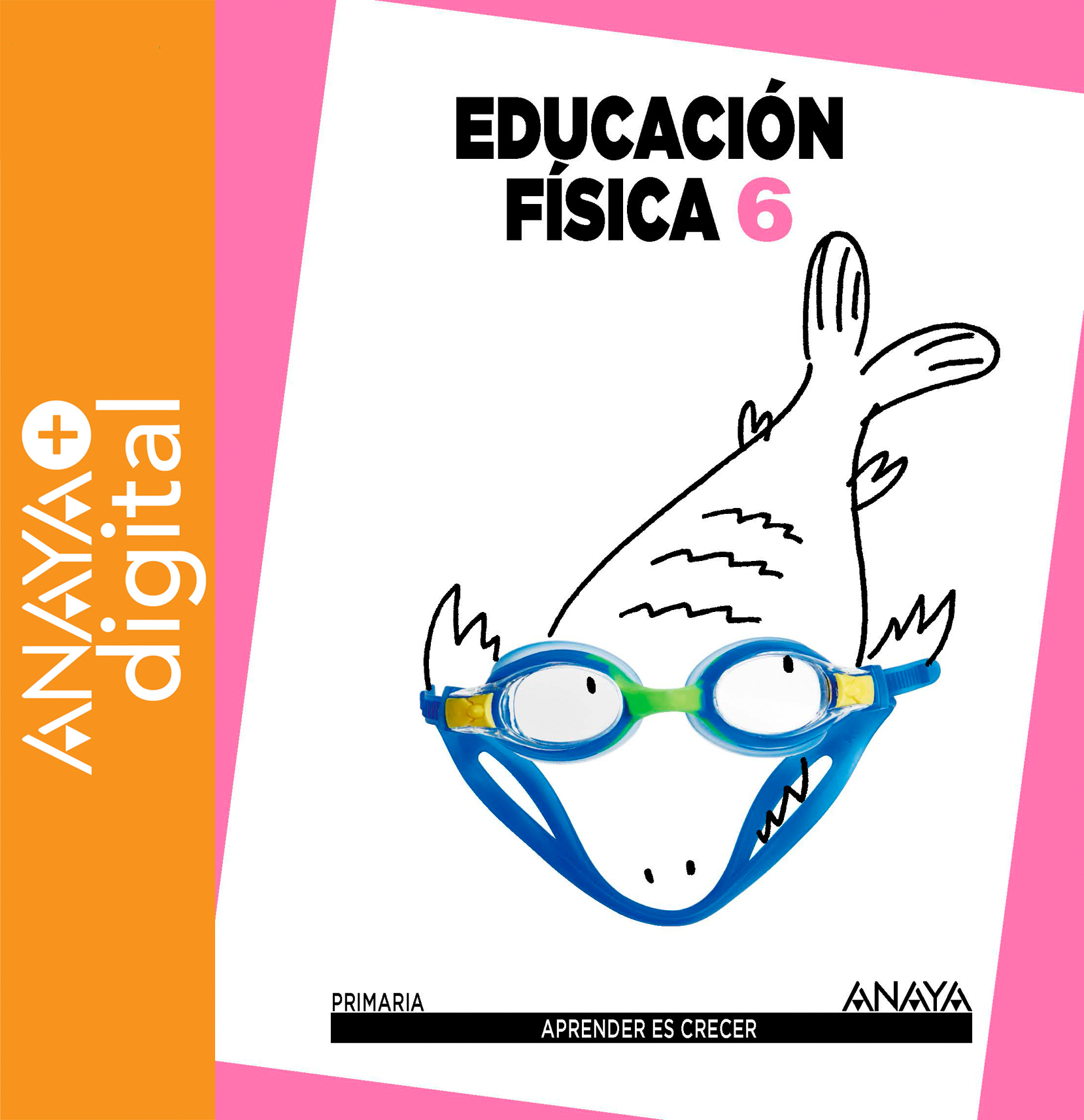 Book cover Educación Física 6º ANAYA + Digital