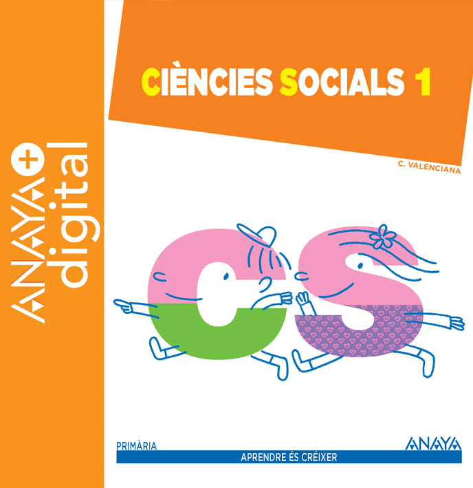 Book cover Ciències Socials 1º ANAYA + Digital