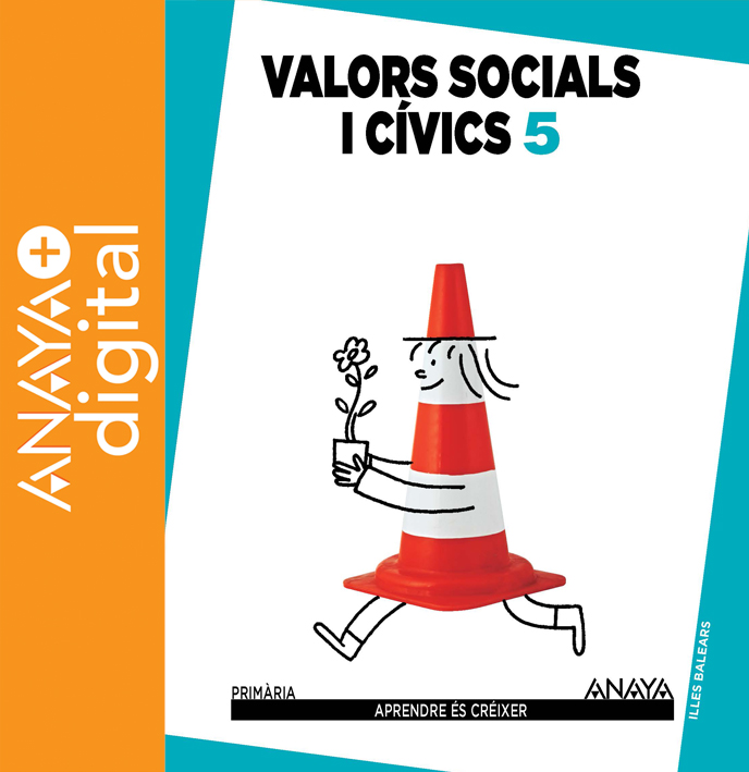 Book cover Valors Socials i Cívics 5º Baleares ANAYA+ Digital