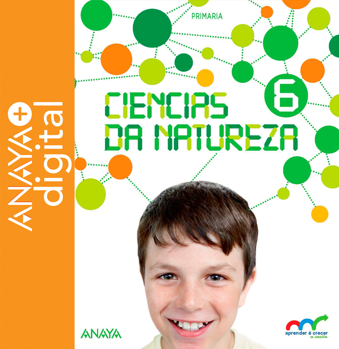 Book cover Ciencias da Natureza 6. Anaya + Digital