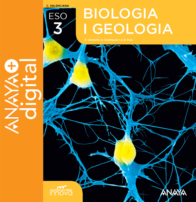 Portada del llibre Biología i Geología 3. ESO. Anaya + Digital