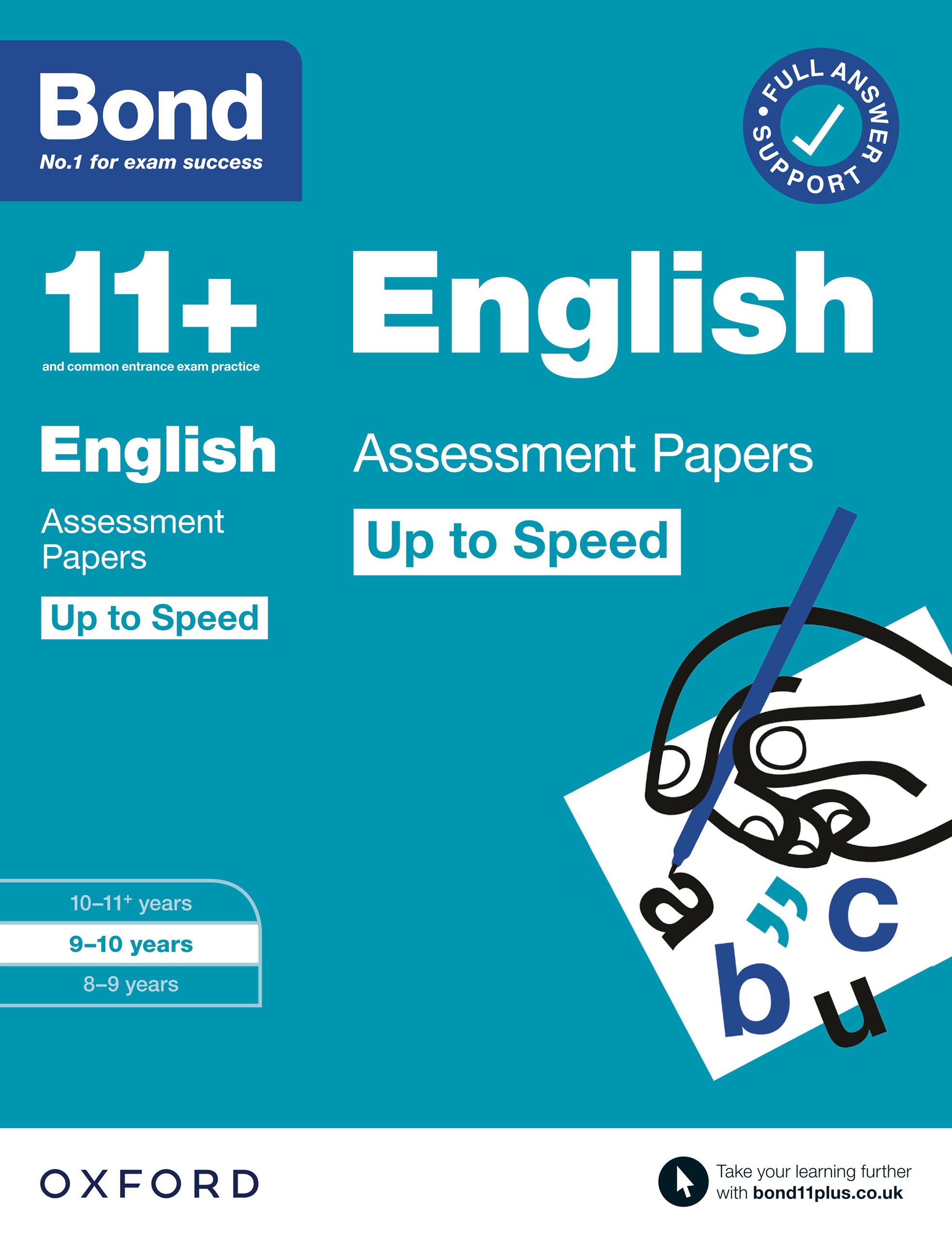 Book cover English Assessment Papers Up to Speed. 9-10 years.