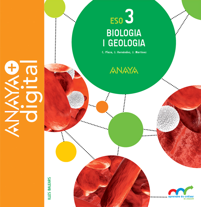 Portada del llibre Biologia i Geologia 3. ESO. Anaya + Digital