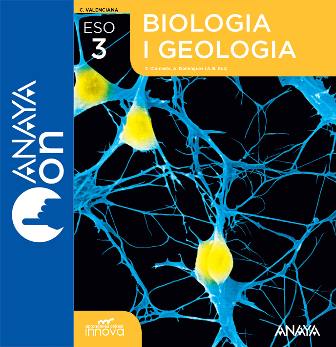 Book cover Biologia i Geologia 3 ESO Valencia ANAYA ON