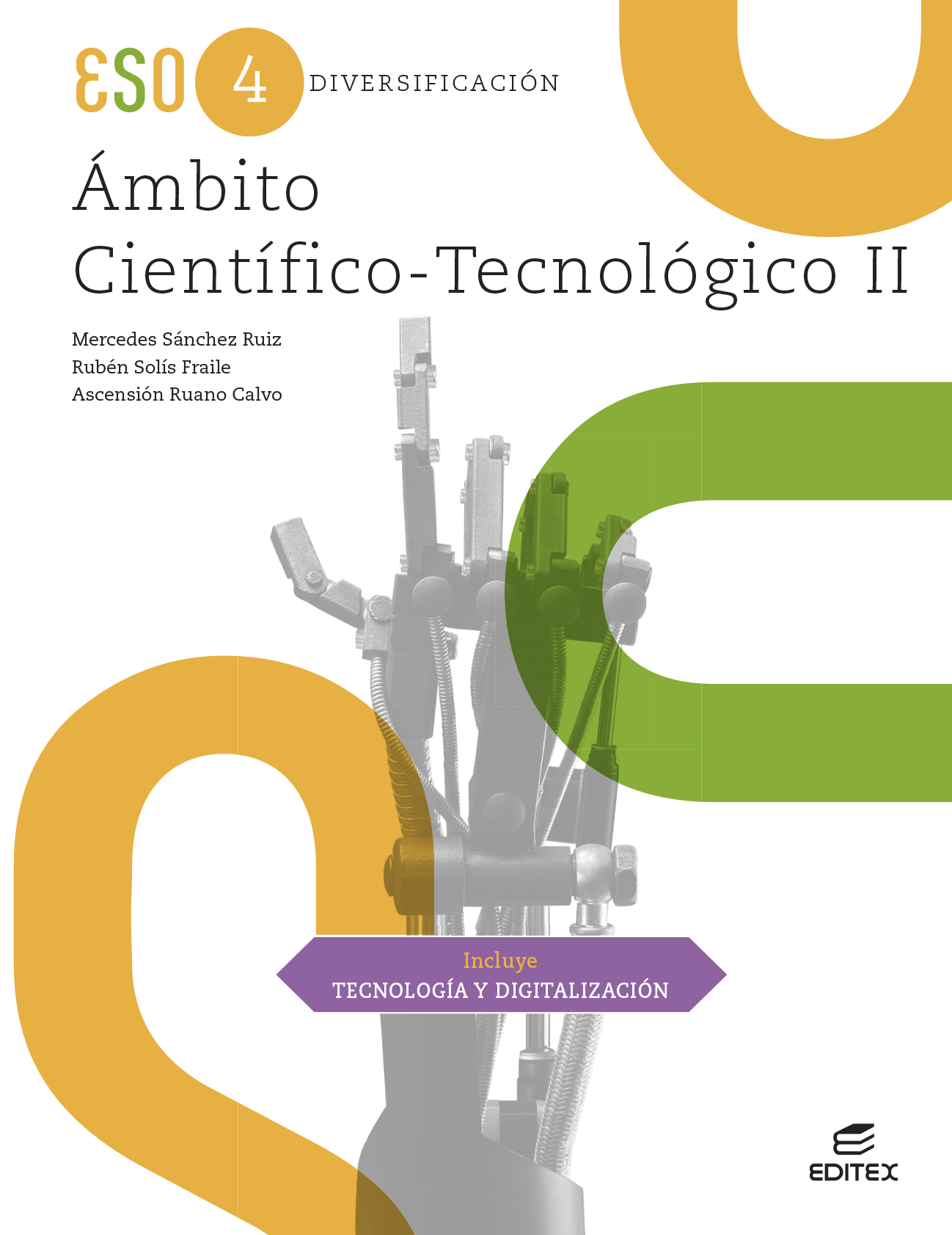 Book cover Diversificación Ámbito Científico-Tecnológico II. Incluye Tecnología y Digitalización (2023) - LOMLOE