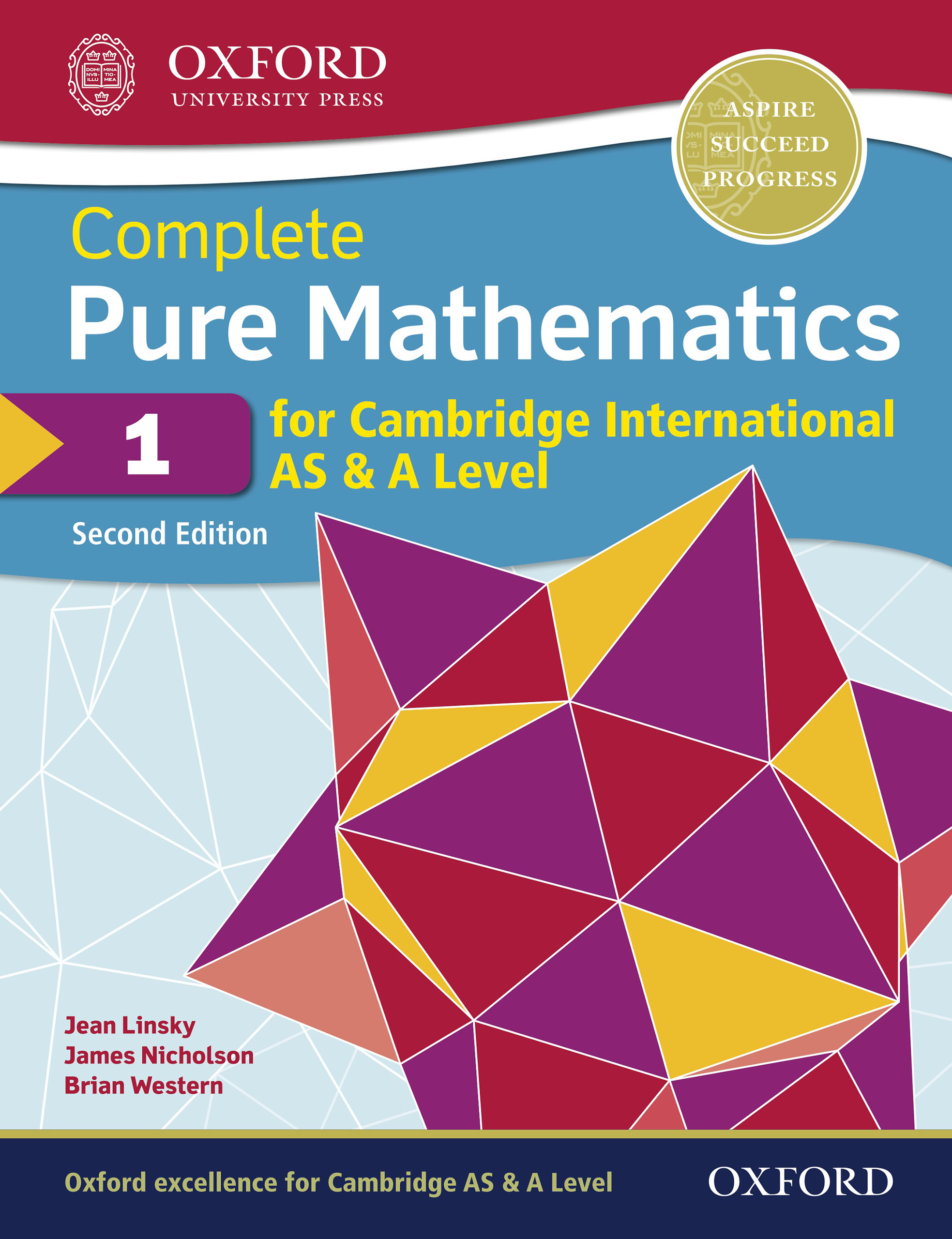 Book cover Complete Pure Mathematics 1 for Cambridge International AS & A Level