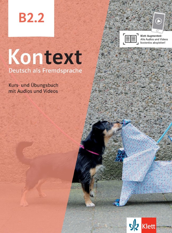 Book cover Kontext B2.2 interaktives Kurs- und Übungsbuch