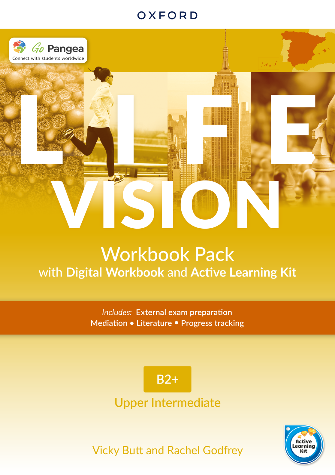 Book cover Life Vision Spain Upper Intermediate Digital WB + Active Learning Kit