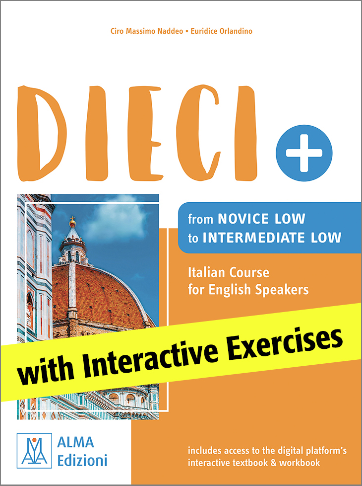 Book cover DIECI + from NOVICE LOW to INTERMEDIATE LOW