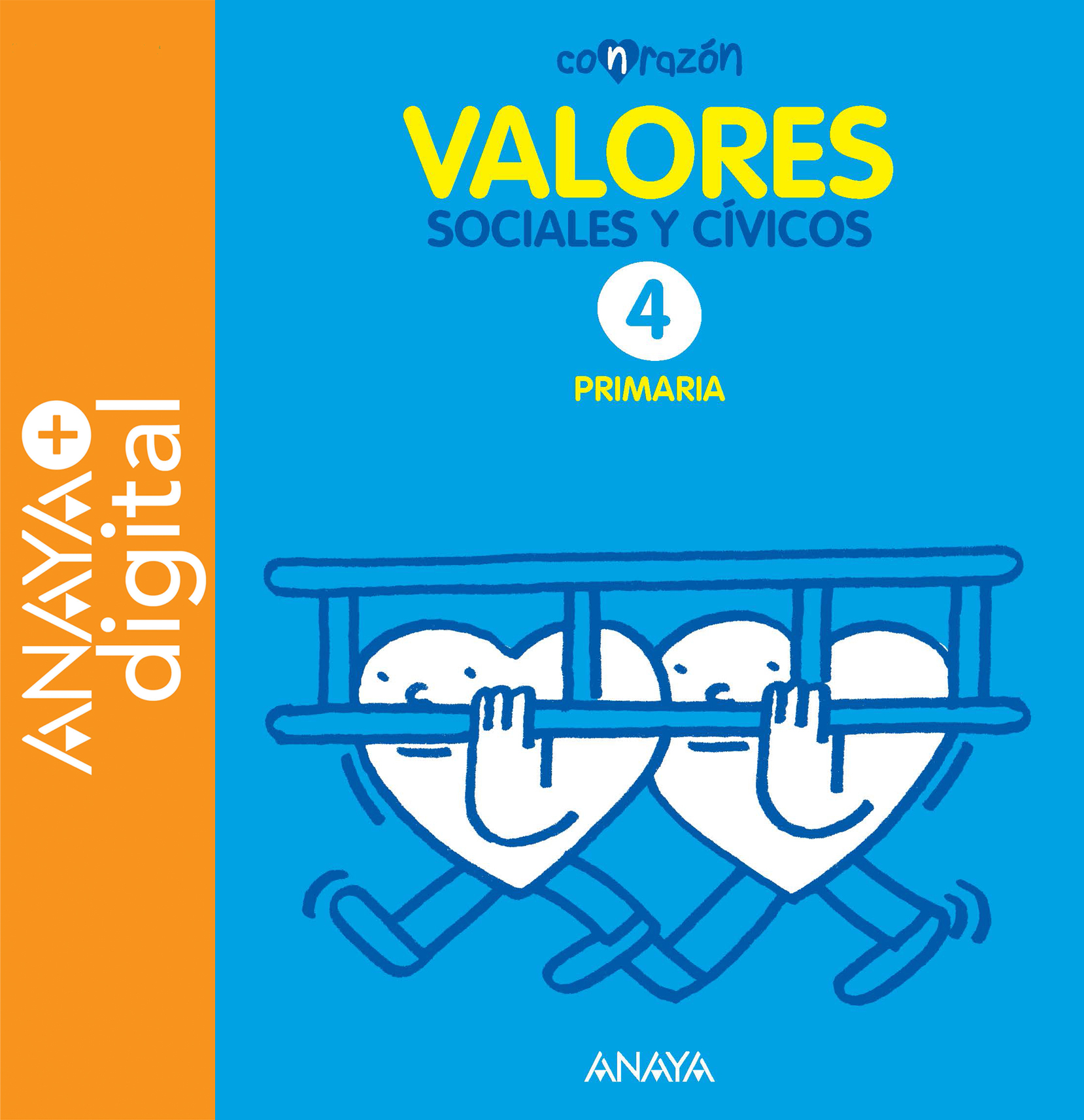 Book cover Valores Sociales y Cívicos 4º Con Razón ANAYA + Digital