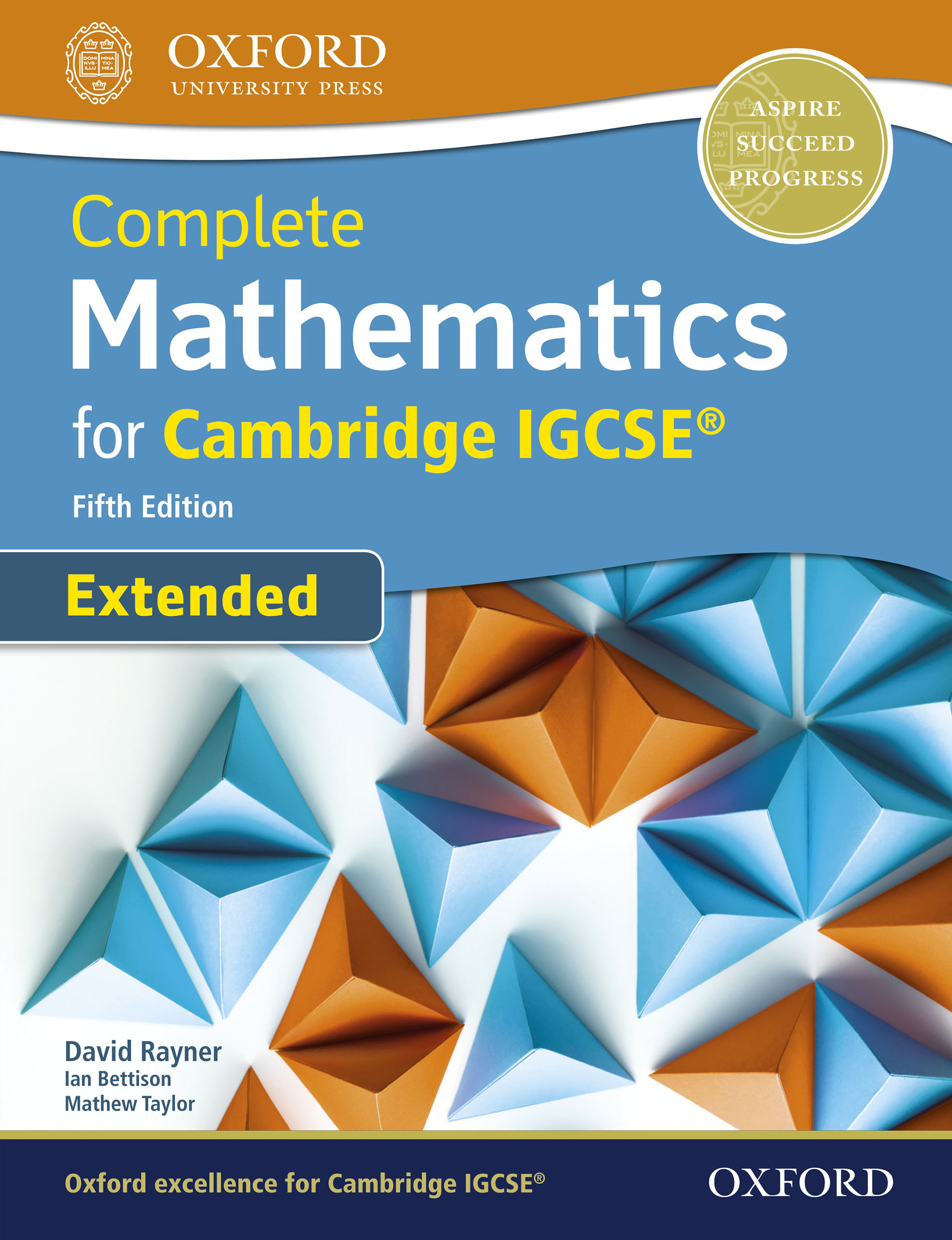 Book cover Mathematics for Cambridge IGCSE Extended