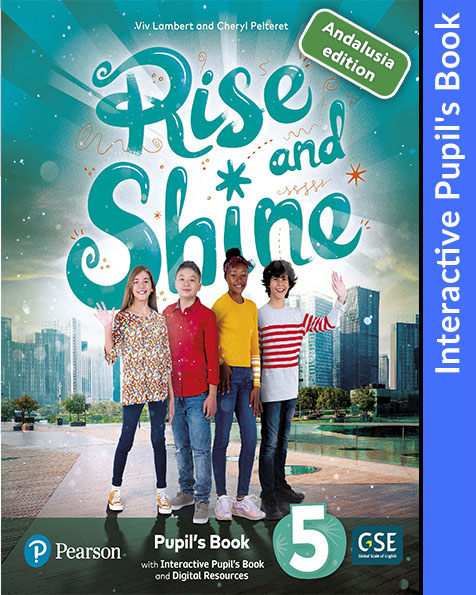 Book cover Rise & Shine Andalusia 5 Interactive Pupil´s Book and Digital Resources