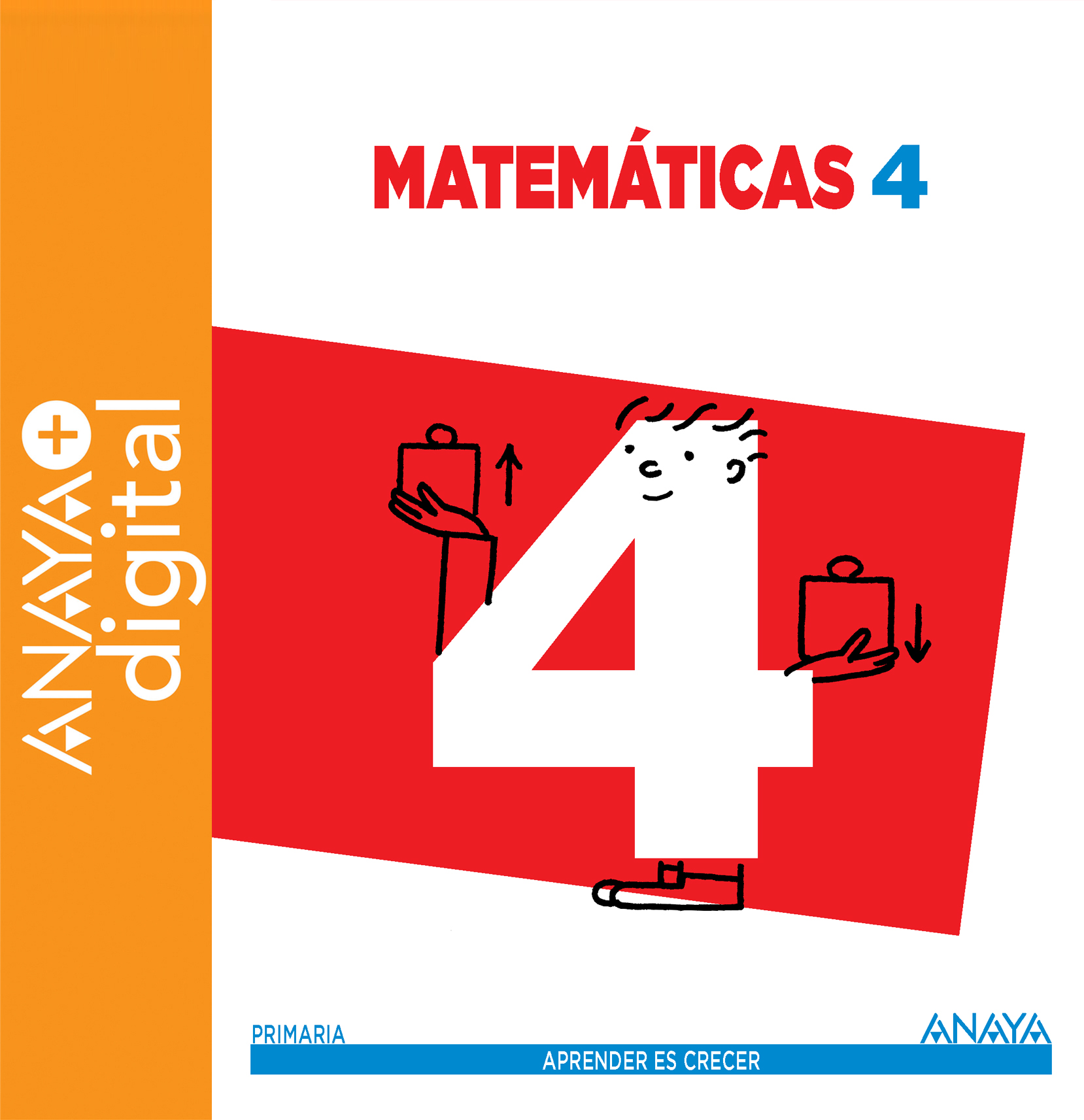 Book cover Matemáticas 4º ANAYA + Digital