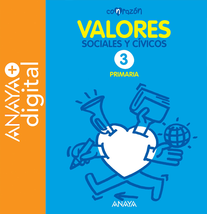 Book cover Valores Sociales y Cívicos 3º Con Razón ANAYA + Digital