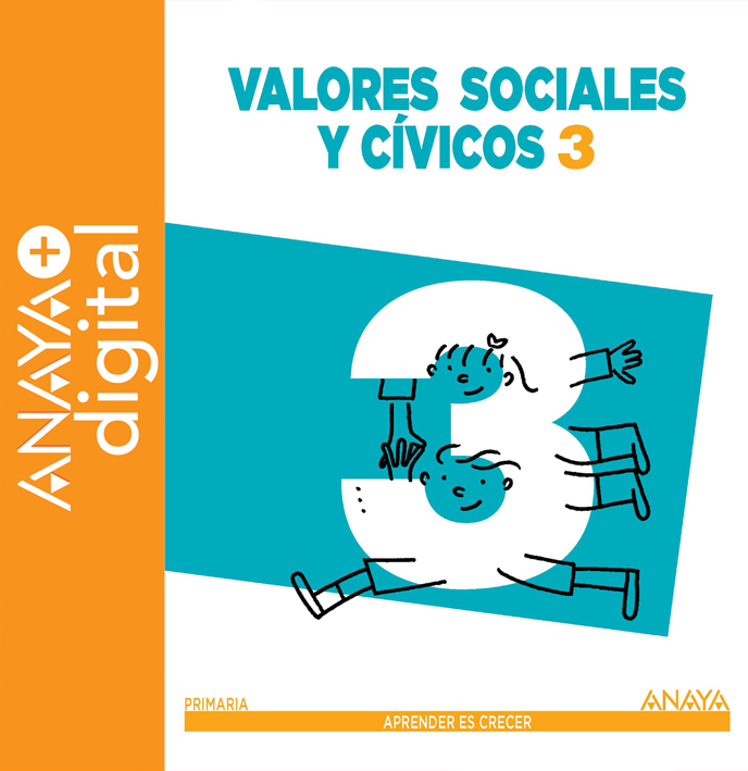 Book cover Valores Sociales y Cívicos 3º Pellicer ANAYA + Digital