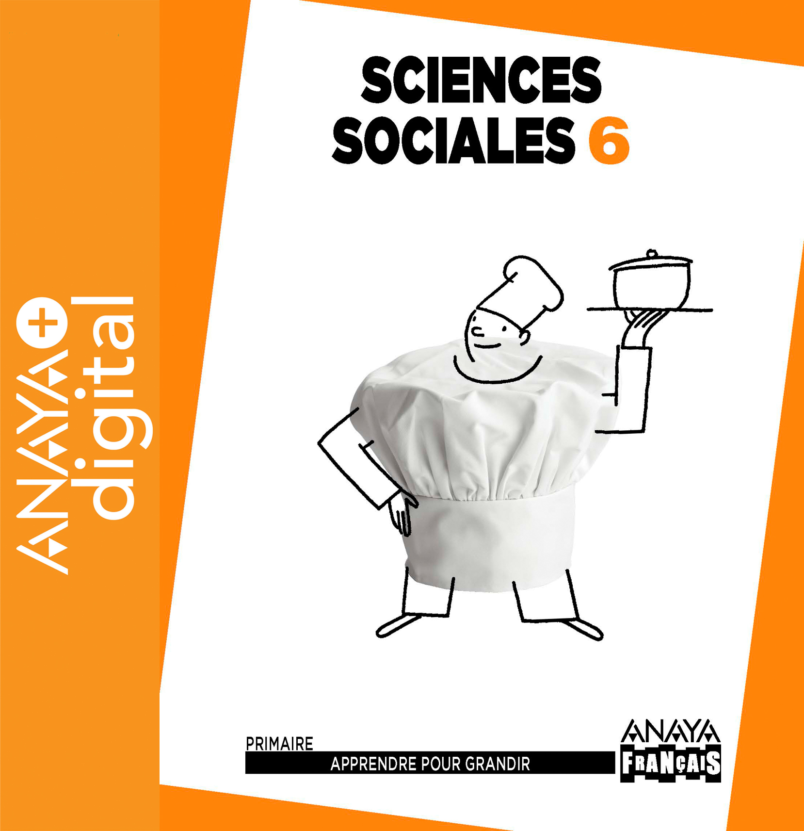 Book cover Sciences Sociales 6º Francés ANAYA + Digital