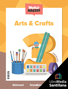 Book cover LM PLAT Student Arts and Crafts 3PRI Andalucía World makers Clil