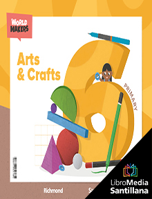 Book cover LM PLAT Student Arts and Crafts 6PRI World makers Clil World makers Clil