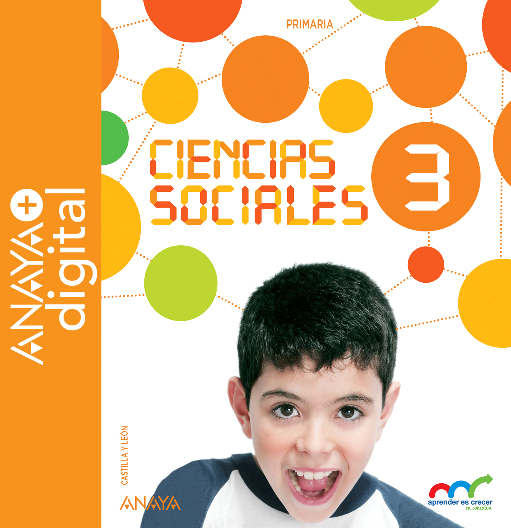 Book cover Ciencias Sociales 3º Castilla y León ANAYA + Digital 