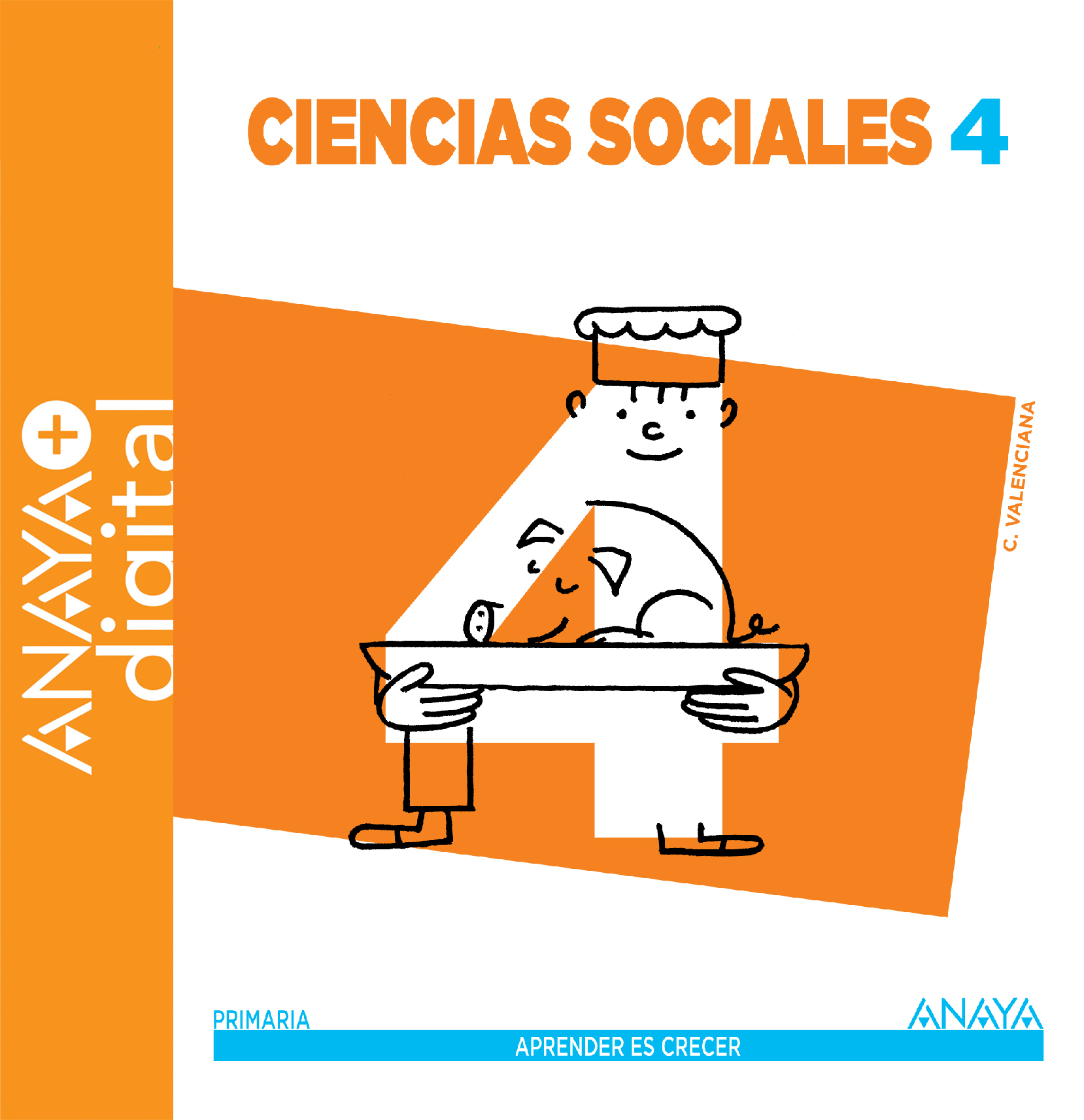 Book cover Ciencias Sociales 4º ANAYA + Digital