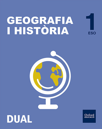 Book cover Geografia i Història 1r ESO DUAL