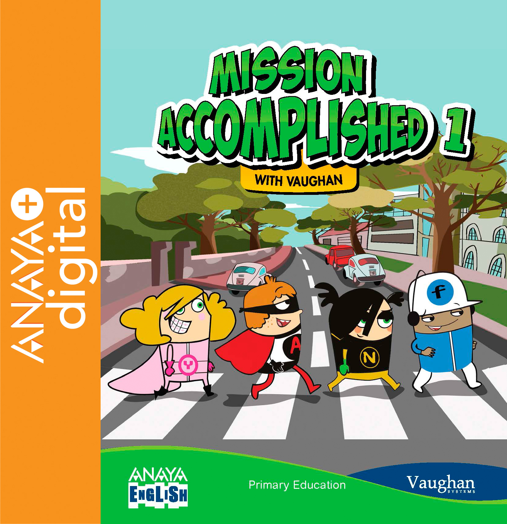 Book cover  English Mission Accomplished 1º Primaria