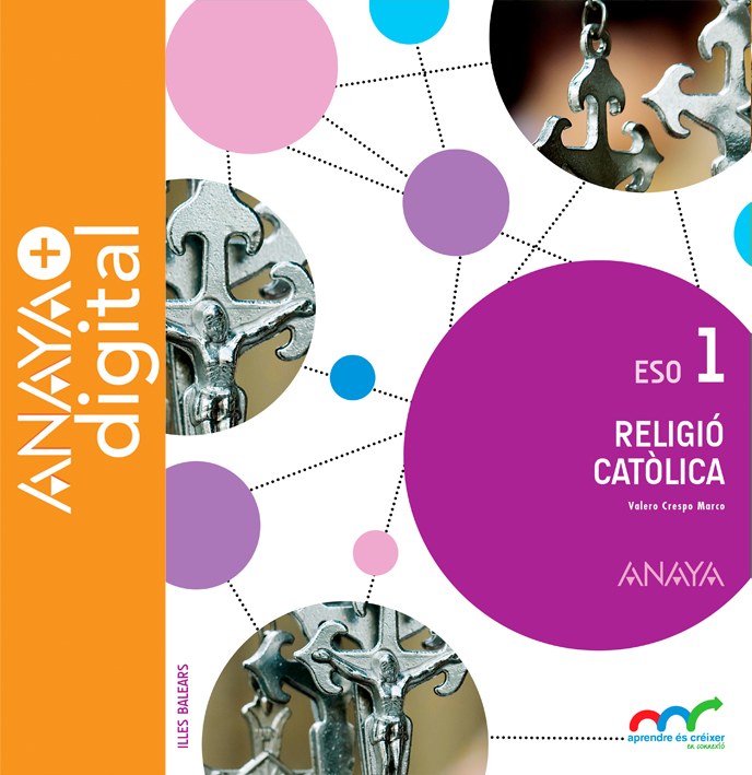 Portada del llibre Religiò Católica 1. ESO. Anaya + Digital