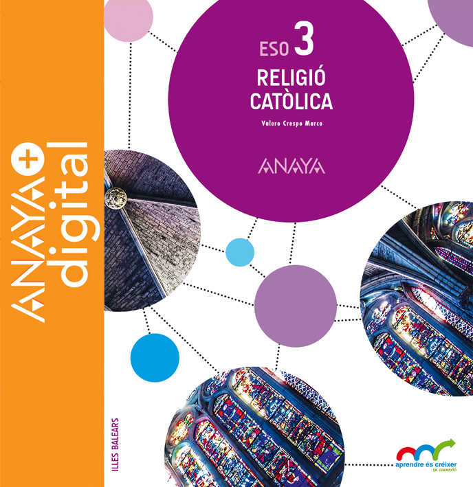 Portada del llibre Religiò Católica 3. ESO. Anaya + Digital