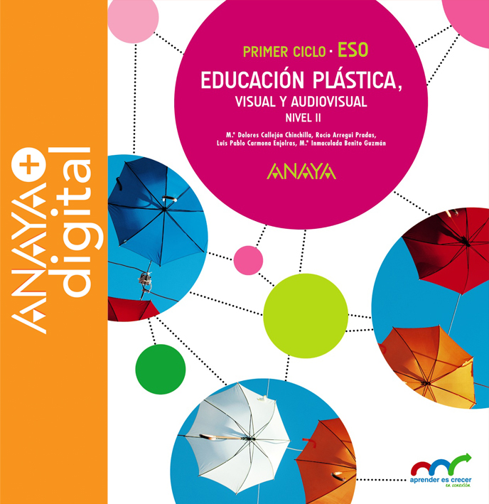 Portada del Libro Educación Plástica, Visual y Audiovisual. Nivel II. Anaya + Digital