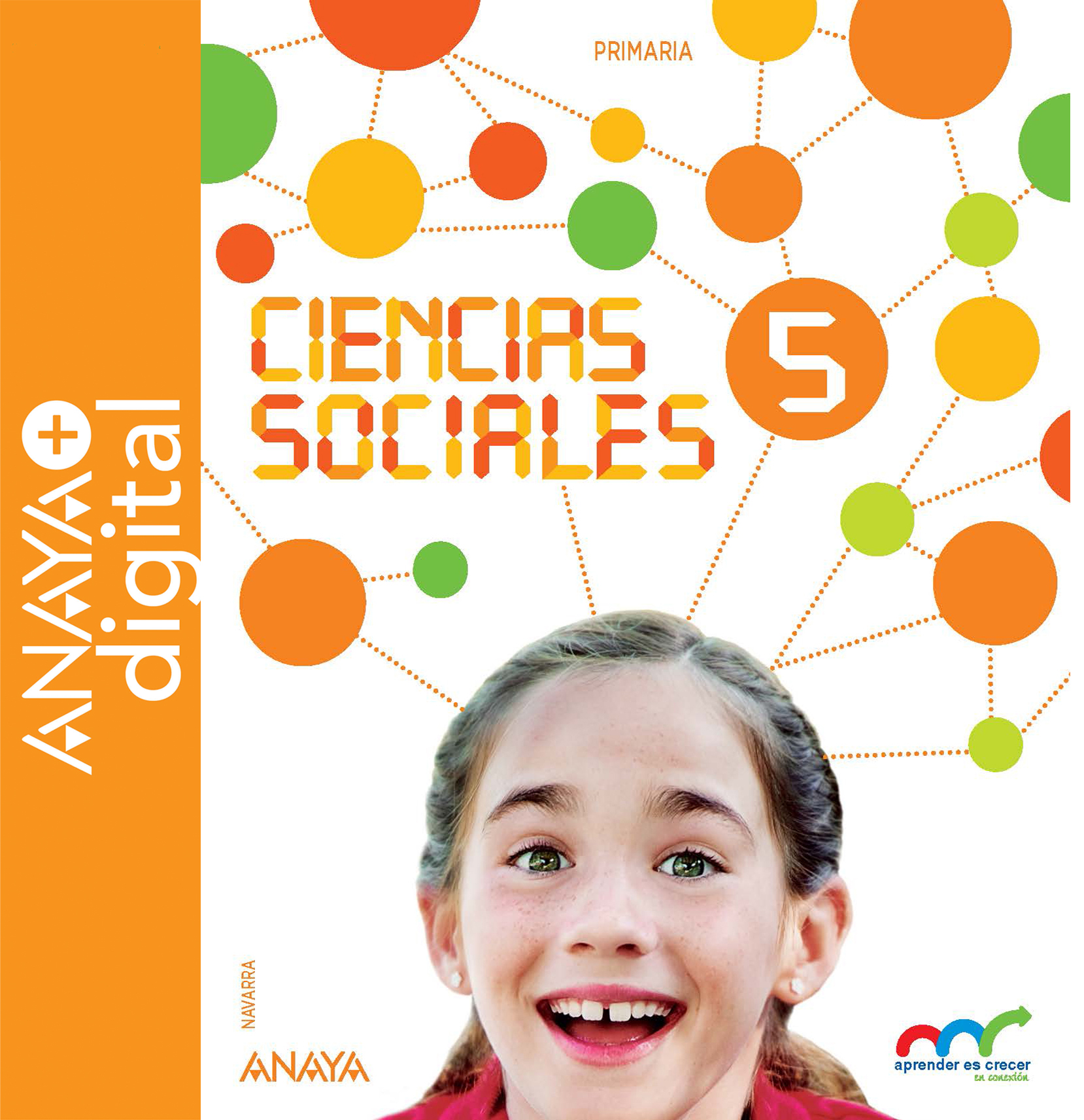 Book cover Ciencias Sociales 5º Navarra ANAYA + Digital