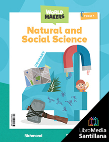 Book cover LM PLAT Student Natural and Social Science 4PRI World makers Clil