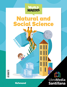 Book cover LM PLAT Student Natural and Social Science 2PRI World makers Clil