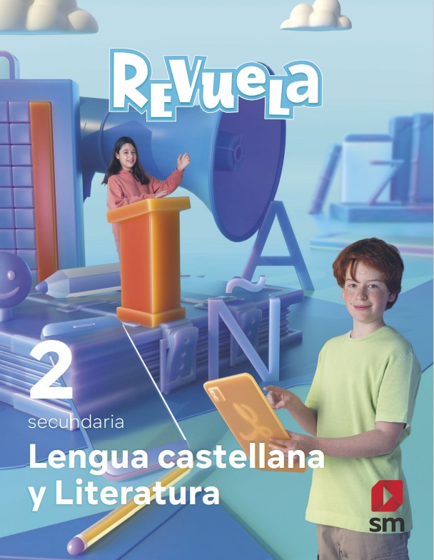 Book cover Lengua castellana y literatura 2º Secundaria. Revuela