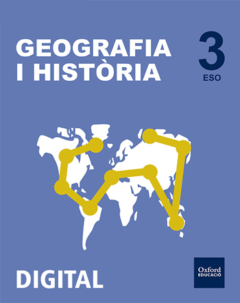 Book cover Geografia i Història 3r ESO DIGITAL